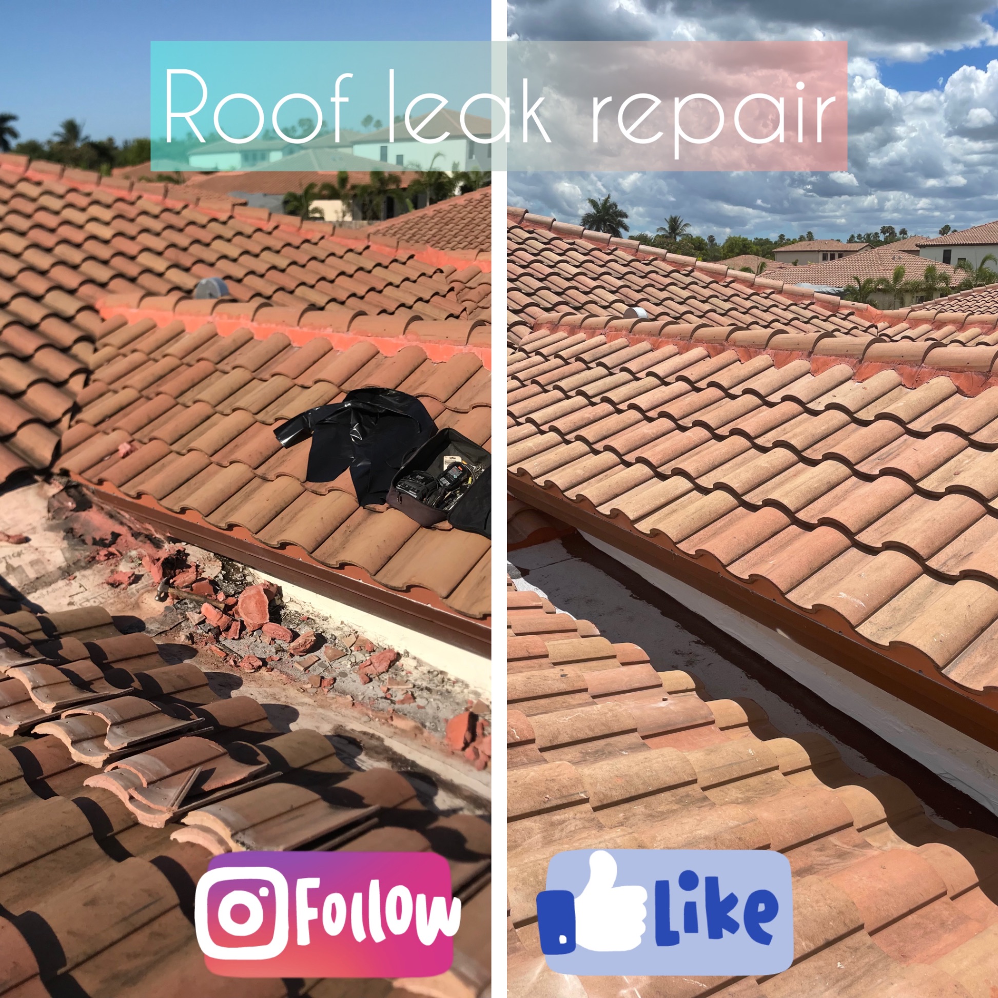 Pro-Tech Roofing completed project South Florida